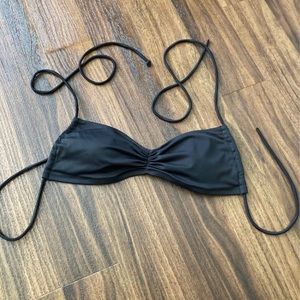 Victoria's Secret Black Bandeau Bikini Top